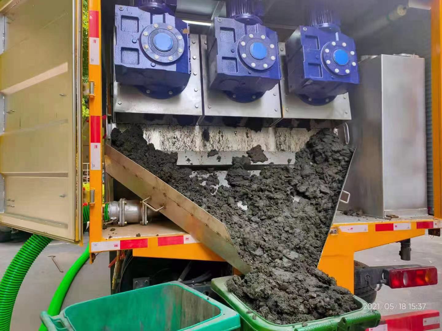 南安化粪池清掏城市维护站-泥浆净化干湿分离处理